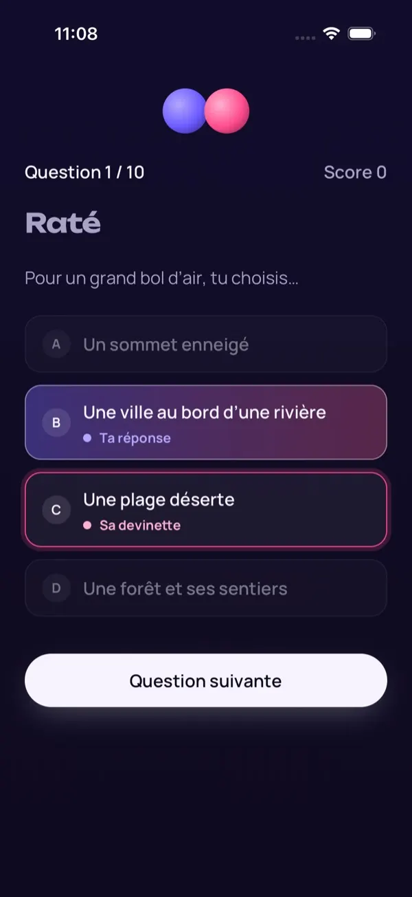 Accord — révélation de la manche sur les deux téléphones