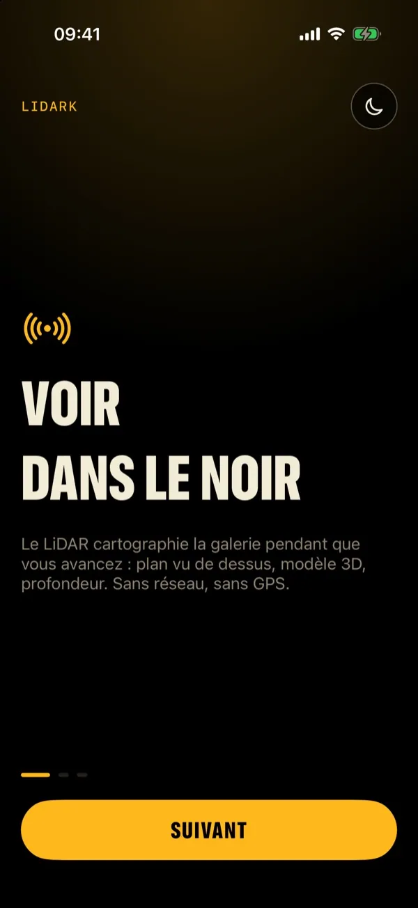 Lidark — accueil « Voir dans le noir »